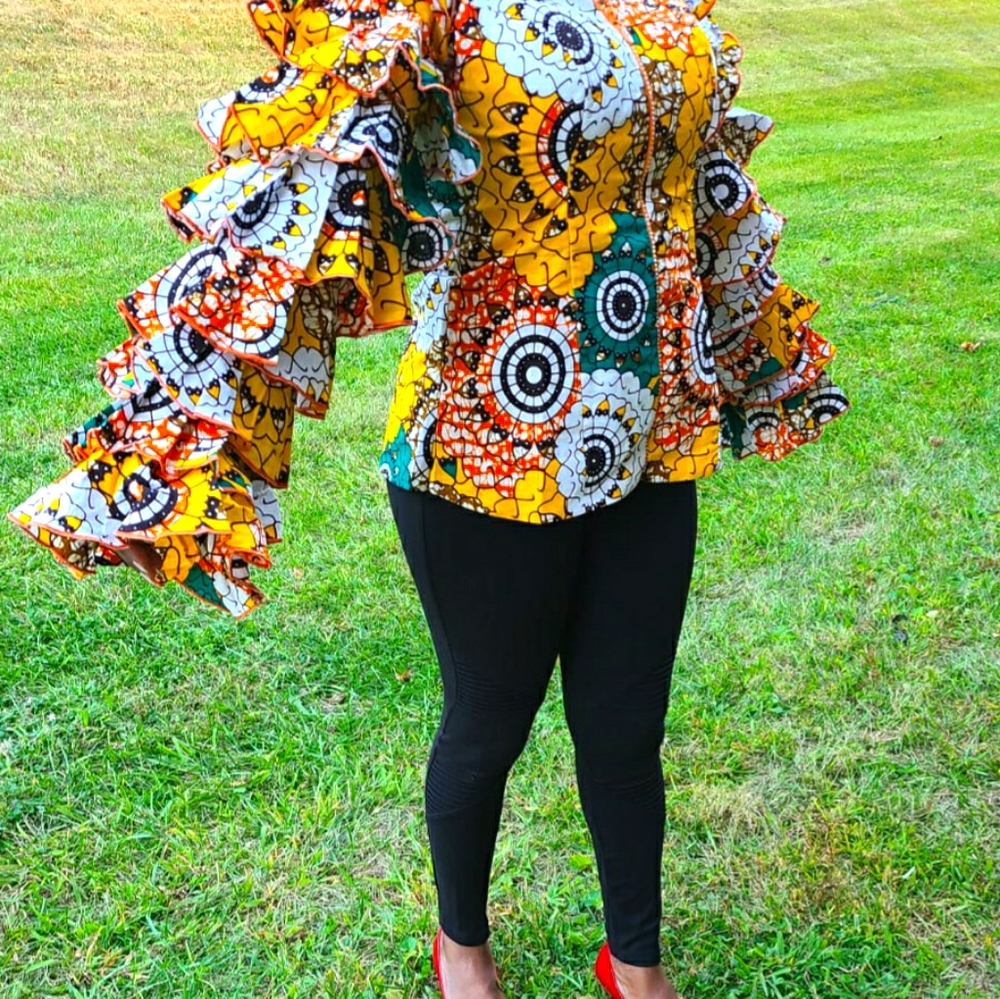 African Prints Top